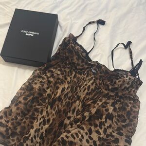 Dolce & Gabbana Animal Print Dress
